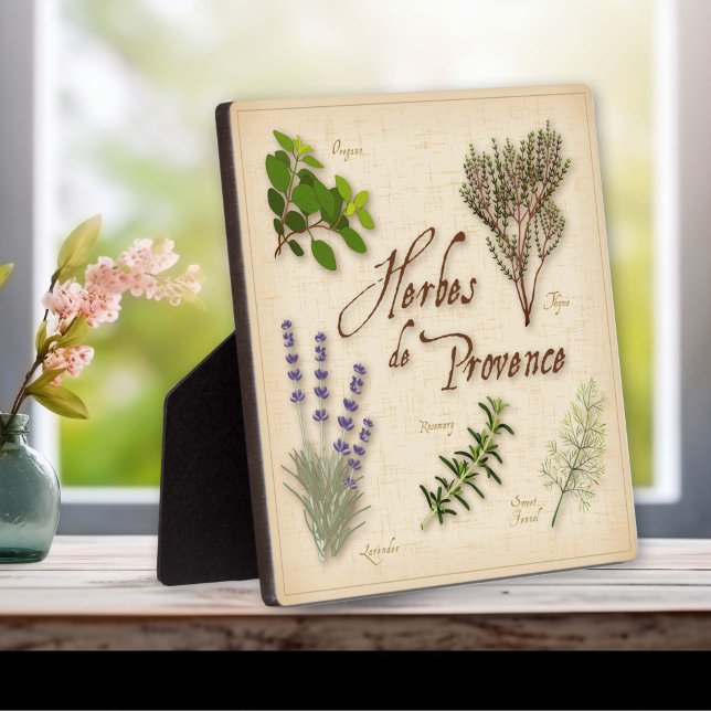 Herbes de Provence Plaque (Herbes de Provence Plaque. A popular blend of aromatic herbs from southwest France. )