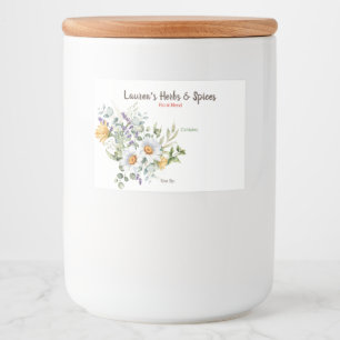 Herbes et épices personnalisables Étiquettes