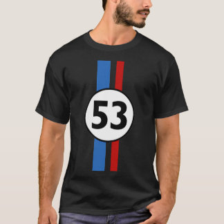 Herbie 53 Racing Car 1963 Circle Logo 2 T-Shirt