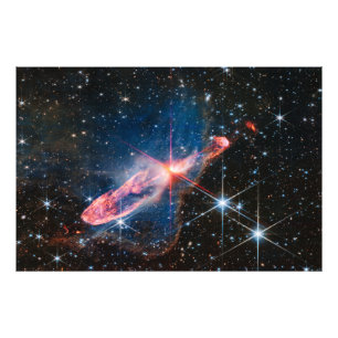 Herbig-Haro 46/47 (NIRCam Image) James Webb Photo Print