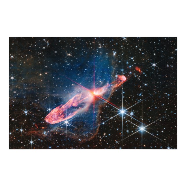 Herbig-Haro 46/47 (NIRCam Image) James Webb Photo Print (Front)