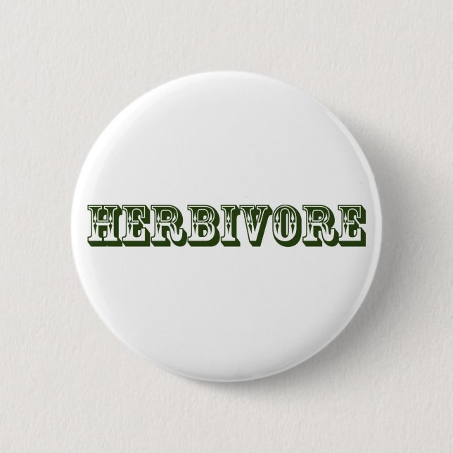 herbivore 2 inch round button (Front)