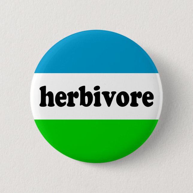 herbivore 2 inch round button (Front)
