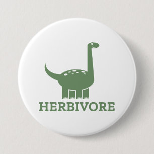 Herbivore 3 Inch Round Button
