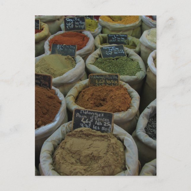 Herbs and Spices Postcard (Front)