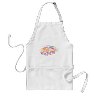 Herbs and Spices Wordle Standard Apron