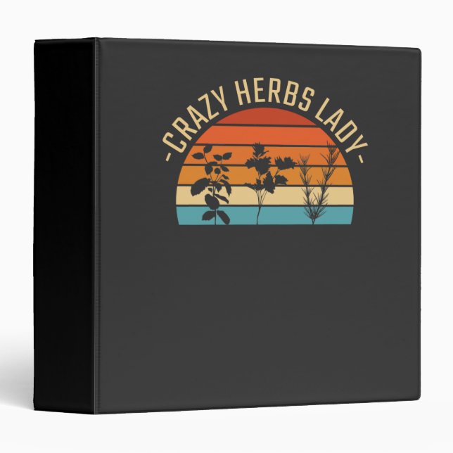 Herbs Plants Gardening Binder (Front/Spine)