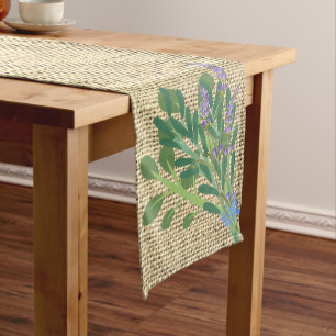 Herbs Short Table Runner