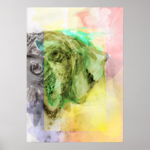 Herbst Deutsche Dogge Poster