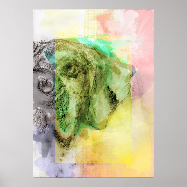 Herbst Deutsche Dogge Poster (Front)