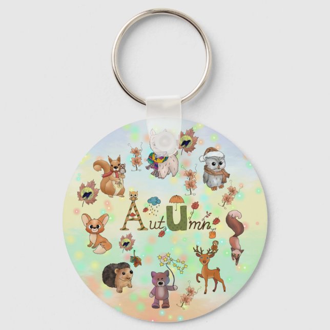 Herbstbild  keychain (Front)