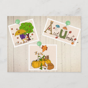 Herbstbild Postcard