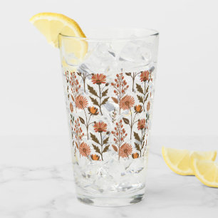 Herbstliches Blumenarrangement Glass