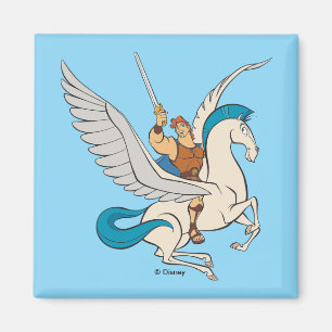 Hercule chevauchant Pegasus Magnet