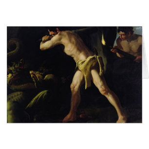 Hercule combattant avec l'hydre de Lernaean