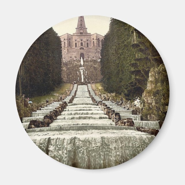 Hercules and Cascades, Wilhelmshohe, Cassel (i.e., Magnet (Front)