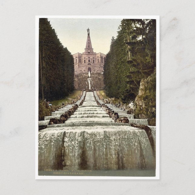 Hercules and Cascades, Wilhelmshohe, Cassel (i.e., Postcard (Front)