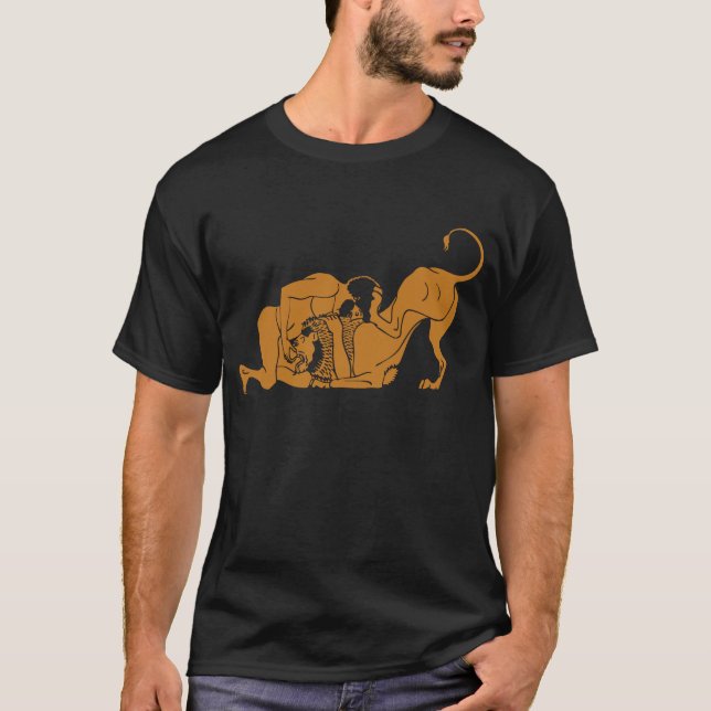 HERCULES and LION T-Shirt (Front)