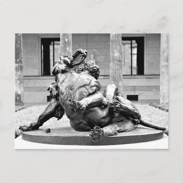 Hercules and Nemean Lion Postcard (Front)