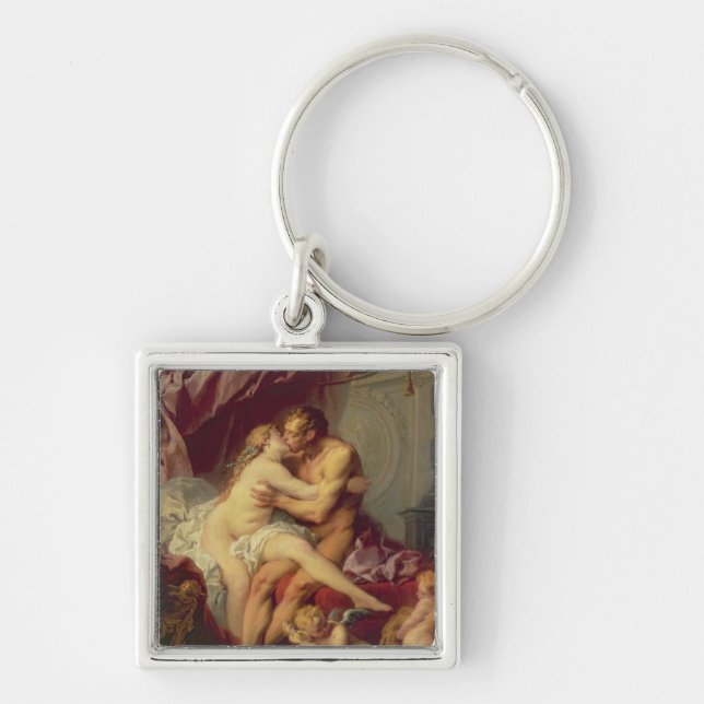 Hercules and Omphale Keychain (Front)