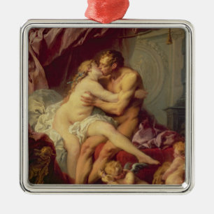 Hercules and Omphale Metal Ornament