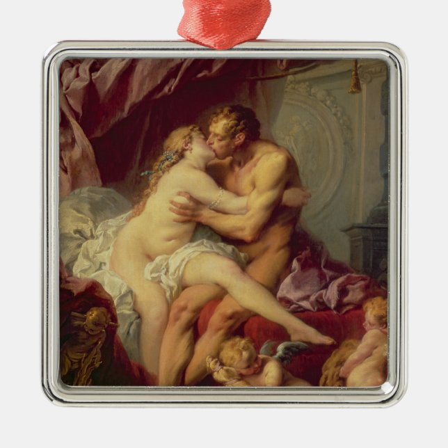 Hercules and Omphale Metal Ornament (Front)