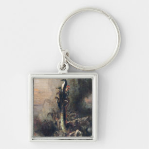 Hercules and the Lernaean Hydra Keychain
