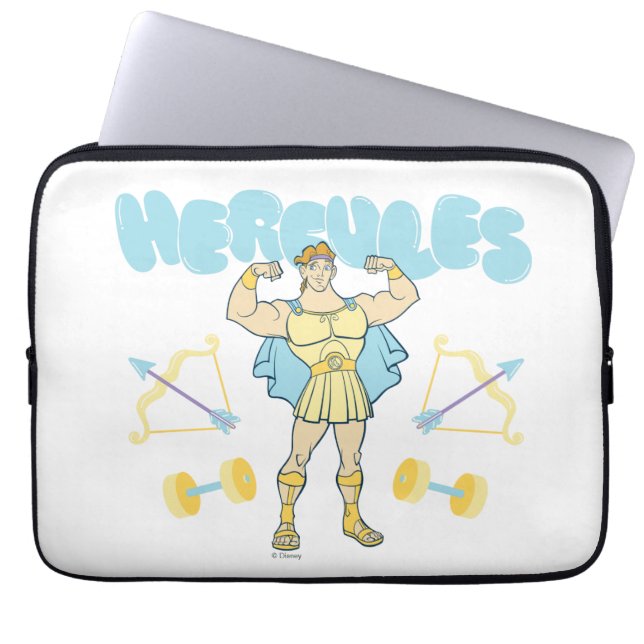 Hercules Arrows and Dumbbells Flex Laptop Sleeve (Front)