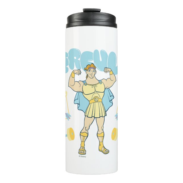 Hercules Arrows and Dumbbells Flex Thermal Tumbler (Front)