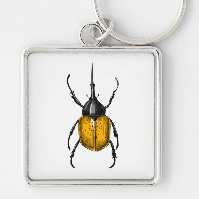 Hercules beetle keychain (Front)