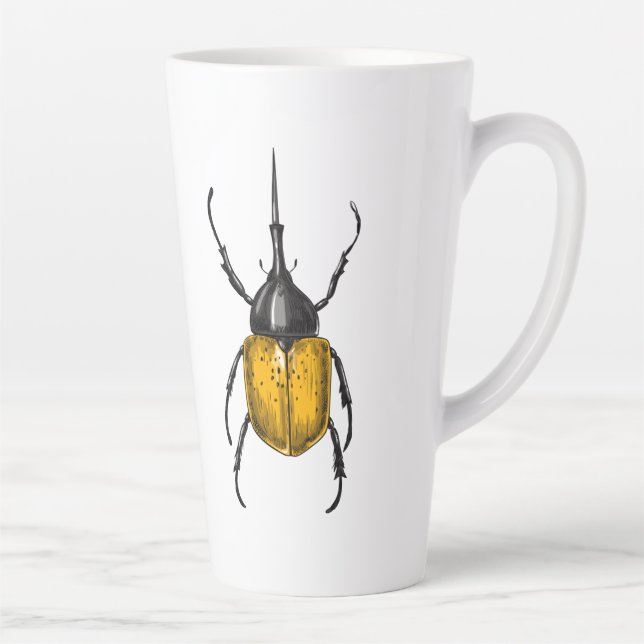 Hercules beetle latte mug (Right)