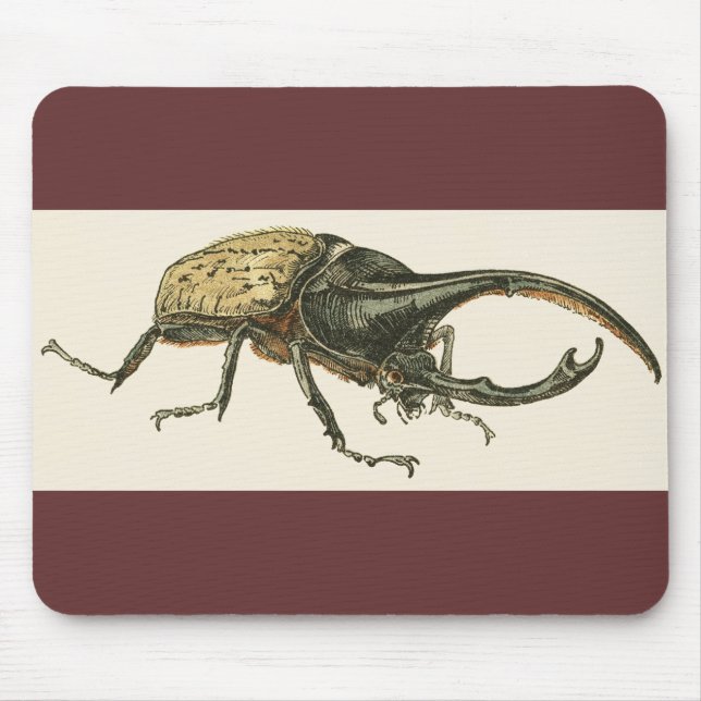 Hercules Beetle Mouse Pad (Front)