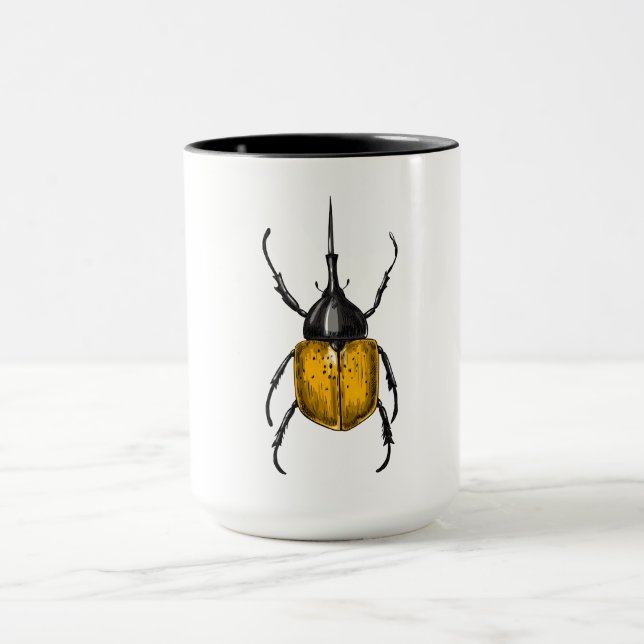 Hercules beetle mug (Center)