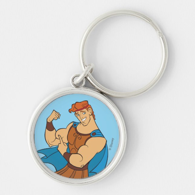 Hercules Bicep Flex Keychain (Front)