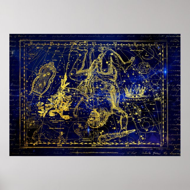 hercules constellation poster (Front)