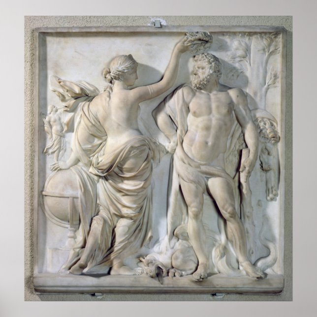 Hercules Crowned by Glory, 1671 Poster (Front)