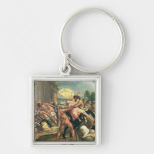 Hercules, Deianeira and the centaur Eurytion Keychain