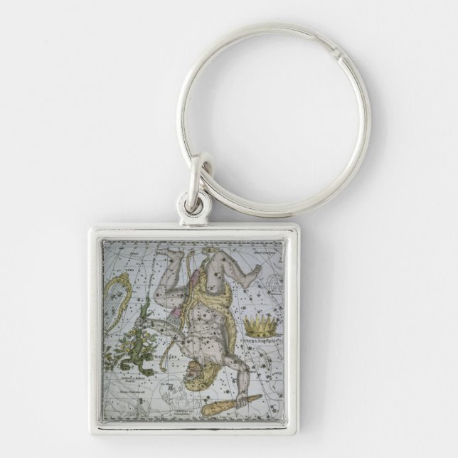 Hercules, from 'A Celestial Atlas', pub. in 1822 ( Keychain (Front)