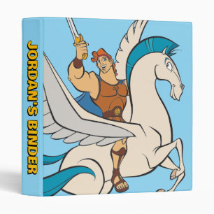 Hercules Riding Pegasus 3 Ring Binder