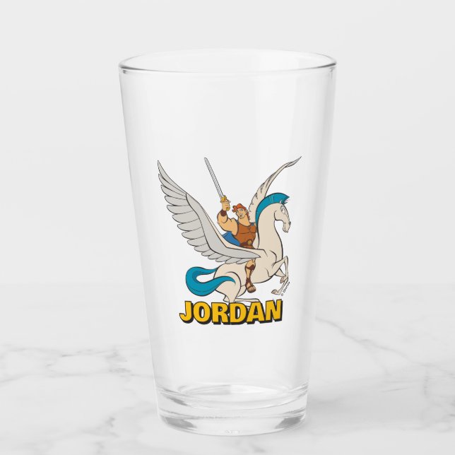 Hercules Riding Pegasus Glass (Front)