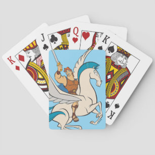 Hercules Riding Pegasus Poker Cards