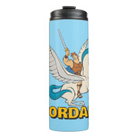 Hercules Riding Pegasus Thermal Tumbler