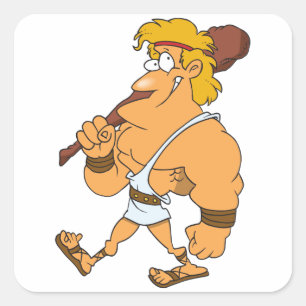 Hercules Square Sticker
