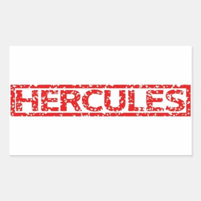 Hercules Stamp Sticker (Front)