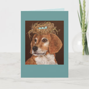 Hercules the beagle card
