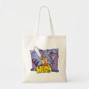 Hercules vs Hydra - It's a HERO Thing Tote Bag