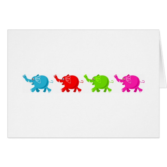 Herd d'Eléphants (Devant horizontal)