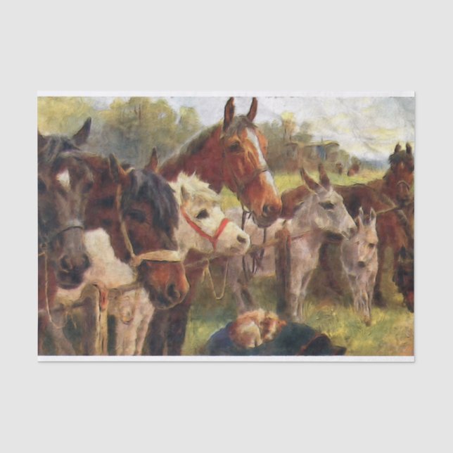 Herd Friends Decoupage Tissue Paper (Front)