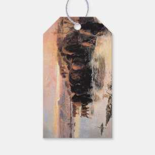 Herd of American Buffalo Gift Tags