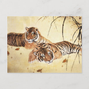 Herd of camels, Classical Chinese Art Postcard